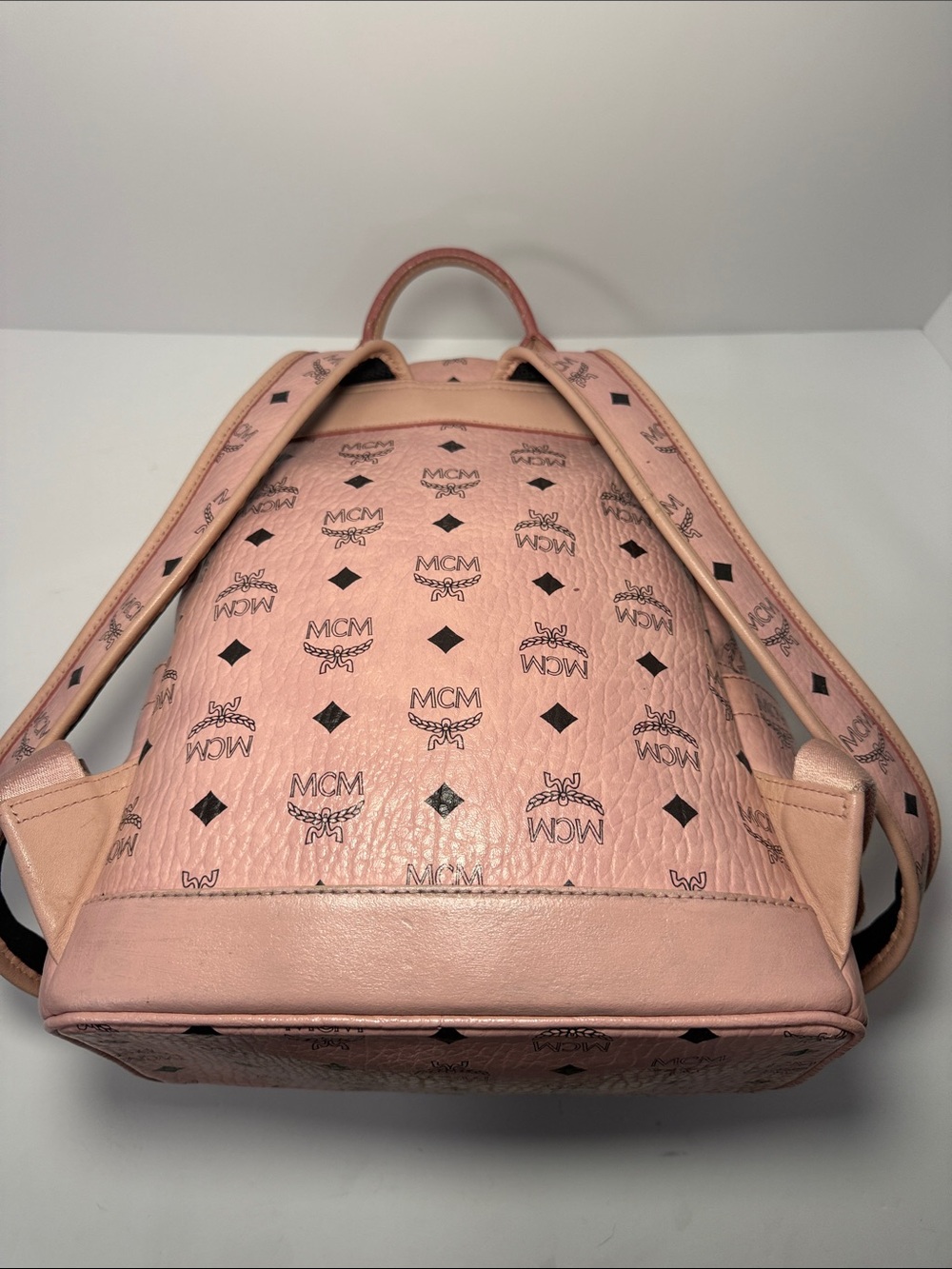 MCM X-Mini Stark Backpack in Pink Visetos – Rare Rabbit Edition - Picture 6 of 13